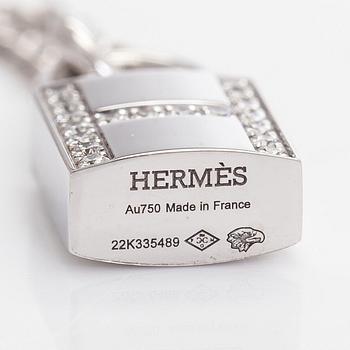 Hermès, halsband, "Kelly Cadenas", 18K vitguld och diamanter.