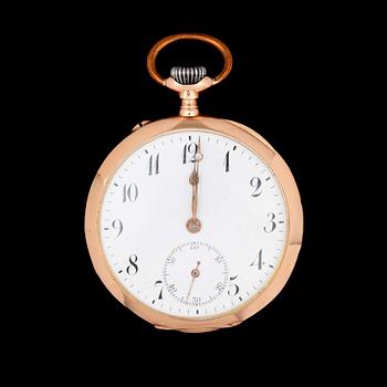 FICKUR, 14k guld, 1910/20-tal. Vikt 82g.