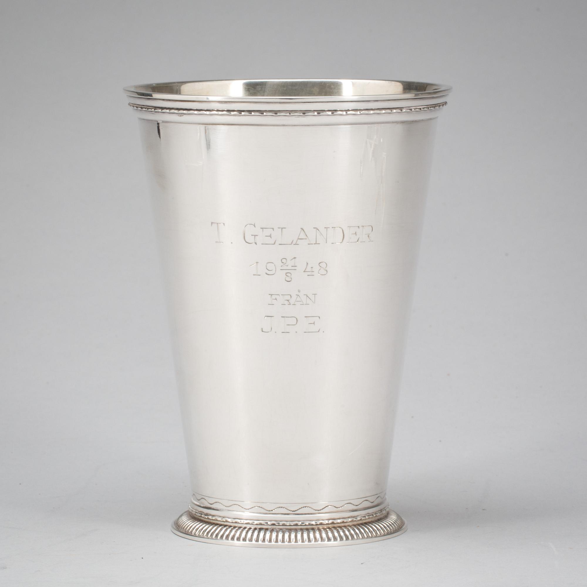 POKALVAS, silver. G.A.B 1948. 440g.