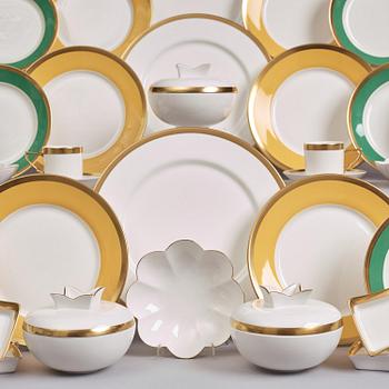 An extensive Rörstrand Nobel dinner service, designed by Karin Björquist. (98 pieces).