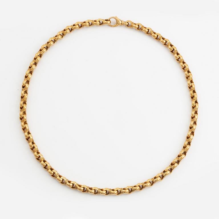 Collier 18K guld, Tännler.