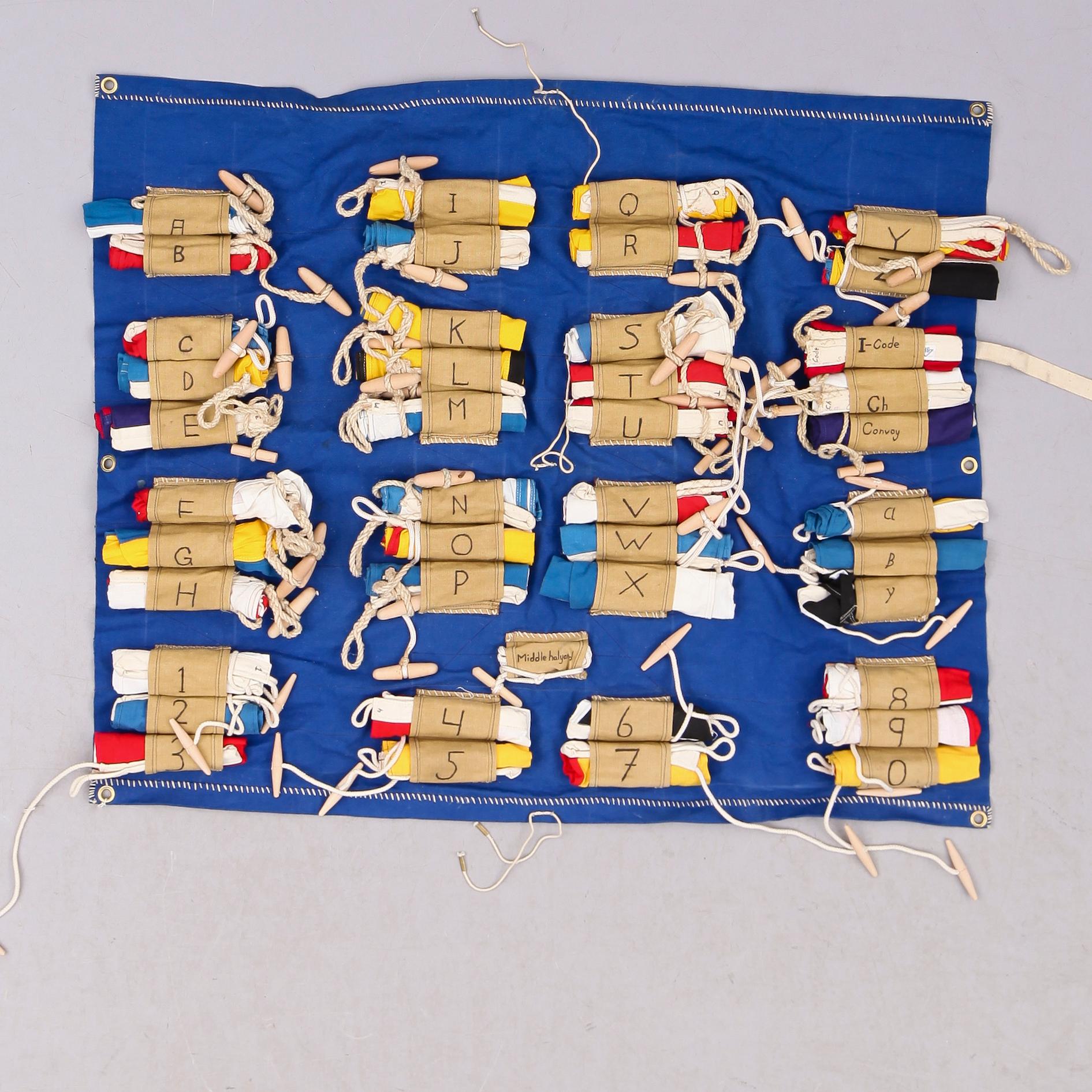 SIGNALFLAGGOR, 42 st, 1900-tal.