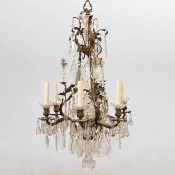 A Rococo style chandelier, first half of the 20th Century.