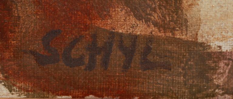 JULES SCHYL, olja på duk, sign.