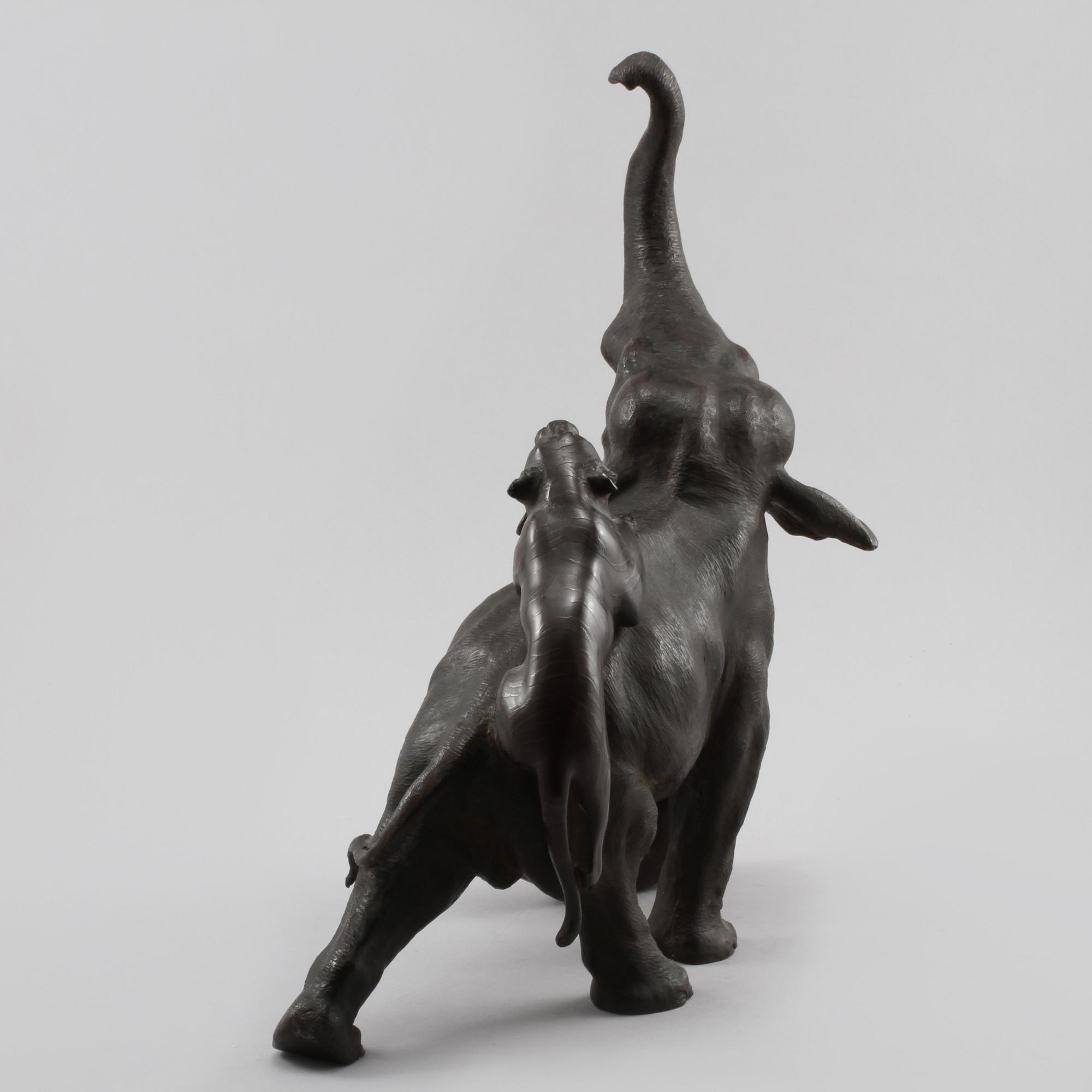 SKULPTUR, brons, möjligen Japan, 1900-tal.