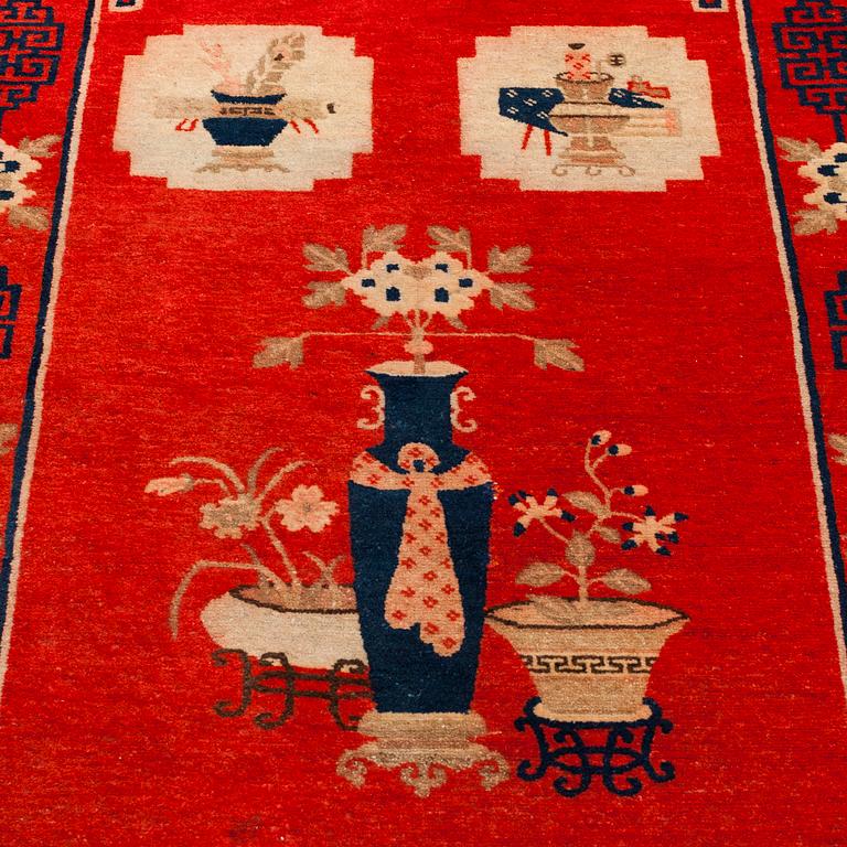 A  RUG, Old Baotou, China, around 168 x 99 cm.