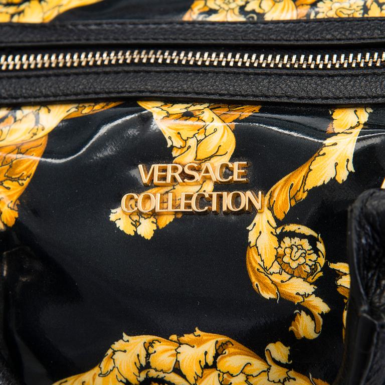 Versace Collection, "Hibiscus Leopard Print" laukku.