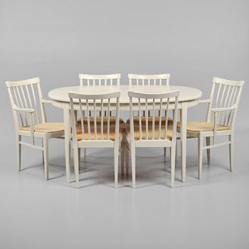 MATGRUPP, 11 delar, "Herrgården", Carl Malmsten, 1900-talets andra hälft.