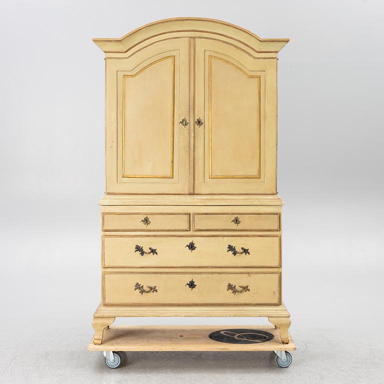 A Rococo cabinet, 18th century.