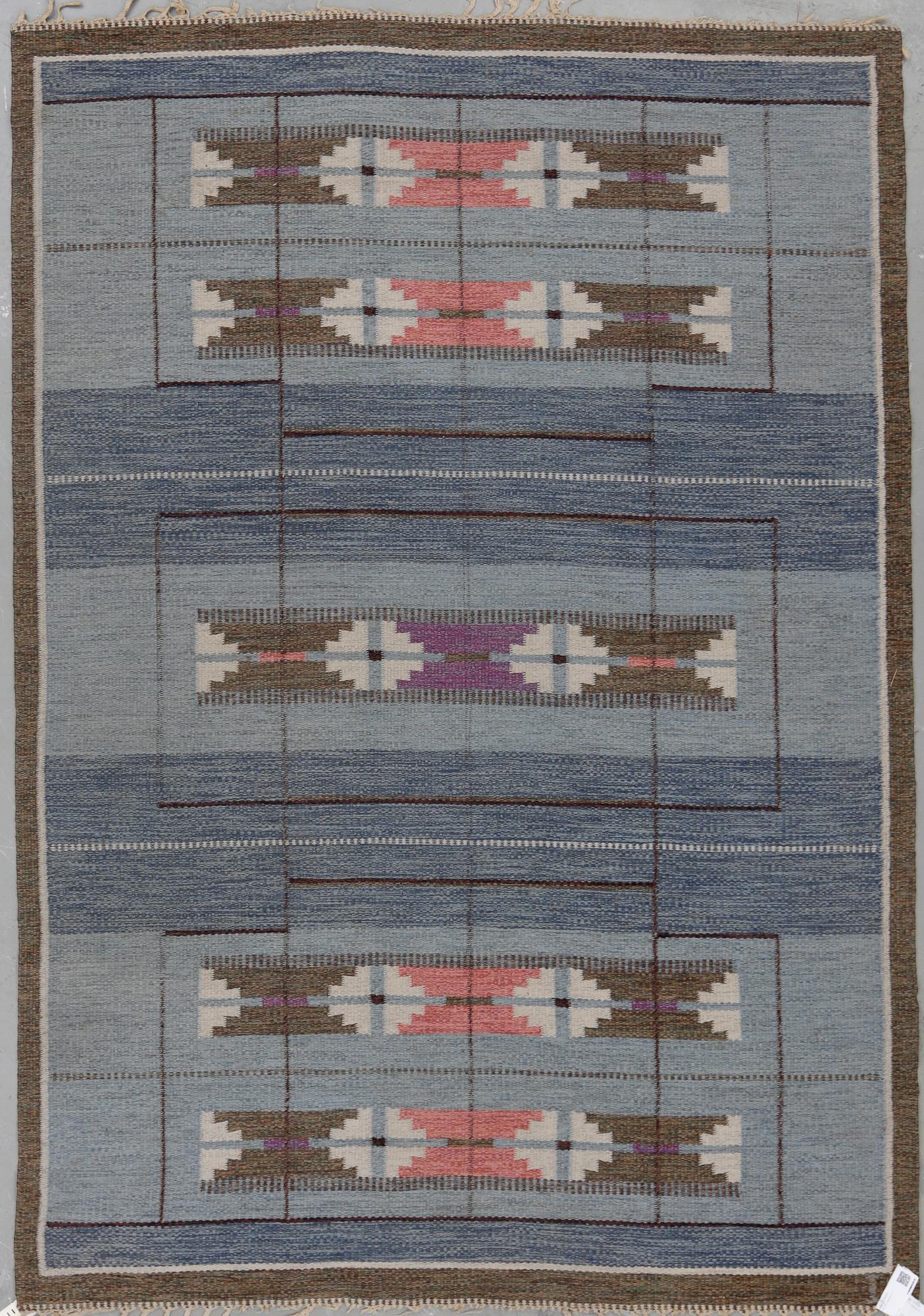 MATTA, rölakan, Ingegerd Silow. Ca 169  x 247 cm.