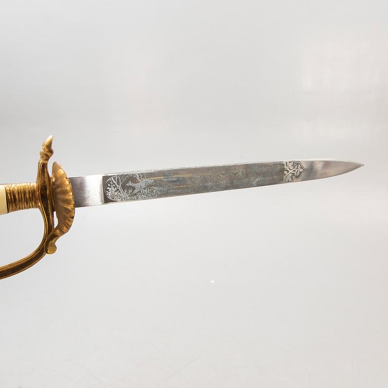 A 20th Century hunting sword.