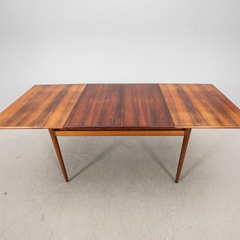 A rosewood dining table Denmark mid 20th century.