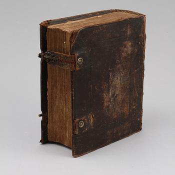 KARL XII:S FÄLTBIBEL, "Biblia, thet är all then Helga skrift på swensko...", Stockholm, 1709.