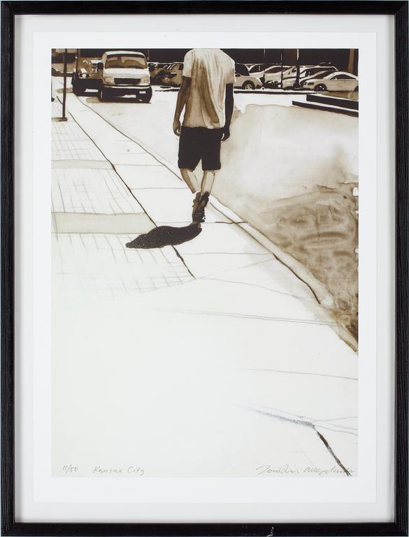 JOAKIM ALLGULANDER, litografi, sign o numr. 11/50.