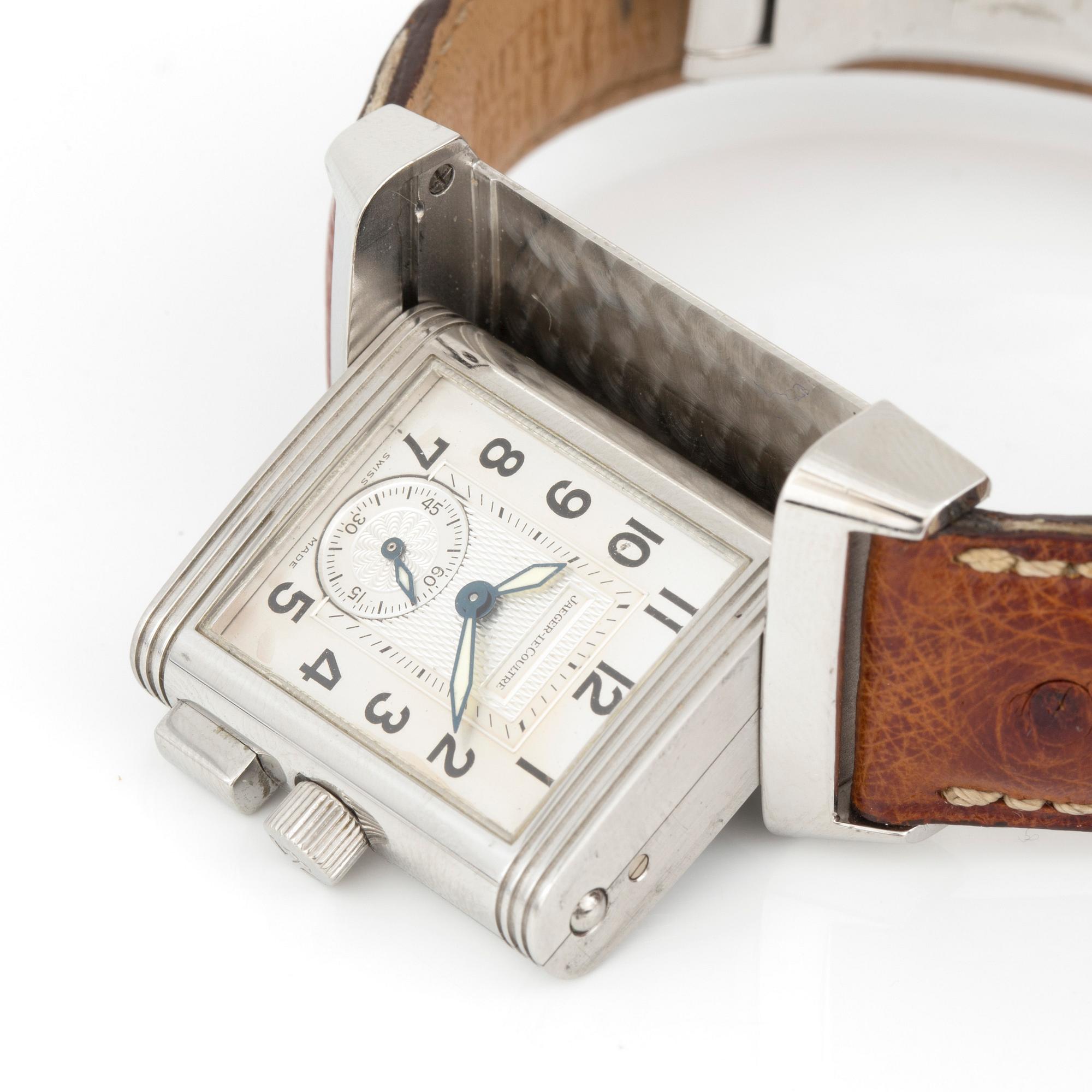 ARMBANDSUR, herr, "Reverso", Jaeger Le Coultre, Schweiz, ca 2000.