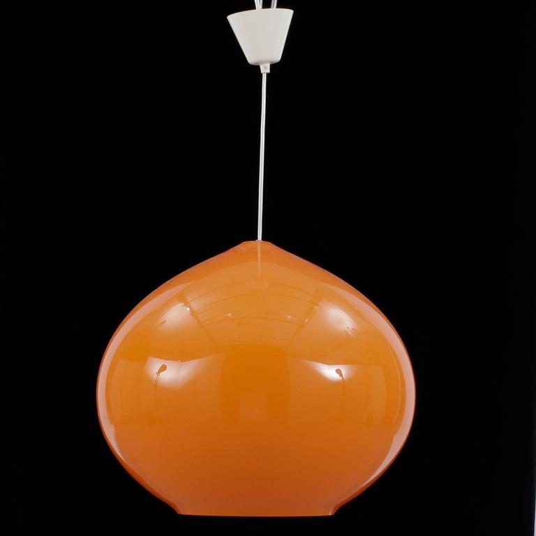 TAKLAMPA, glas, Murano, Italien. Höjd ca40cm.