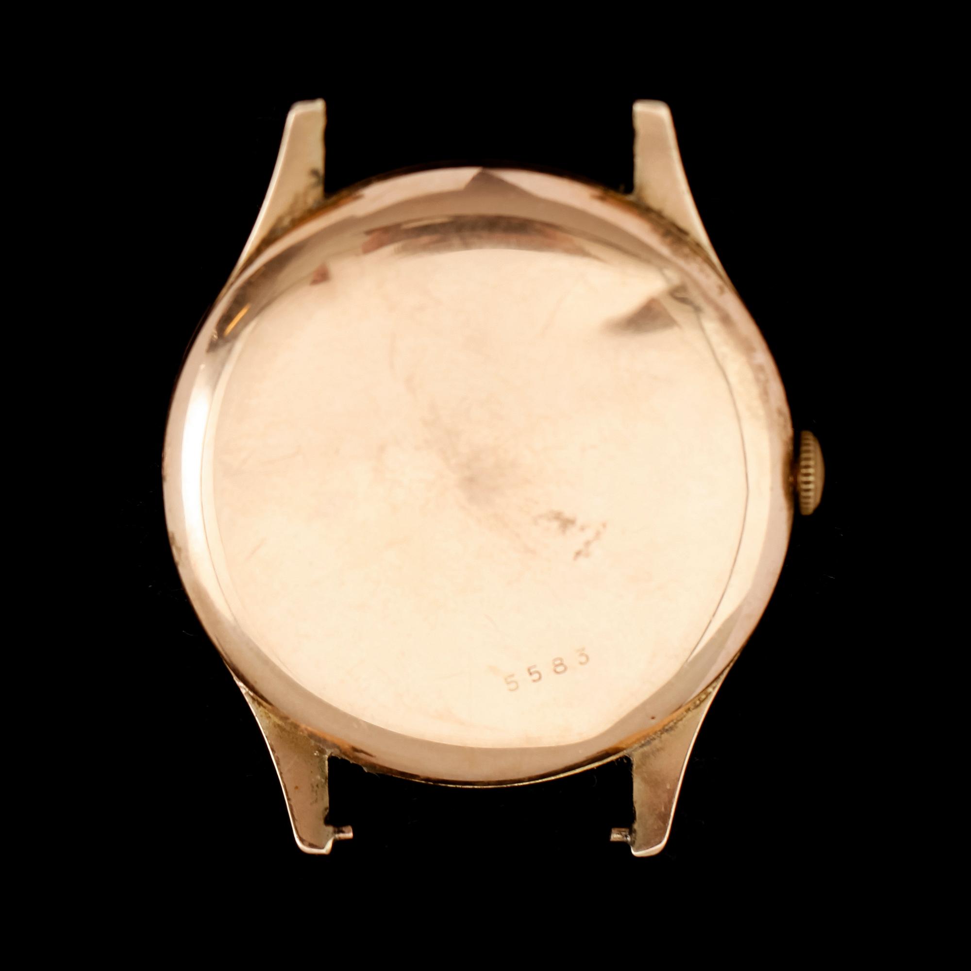 ARMBANDSUR, 14 k guld, Record Watch Co, Genève.
