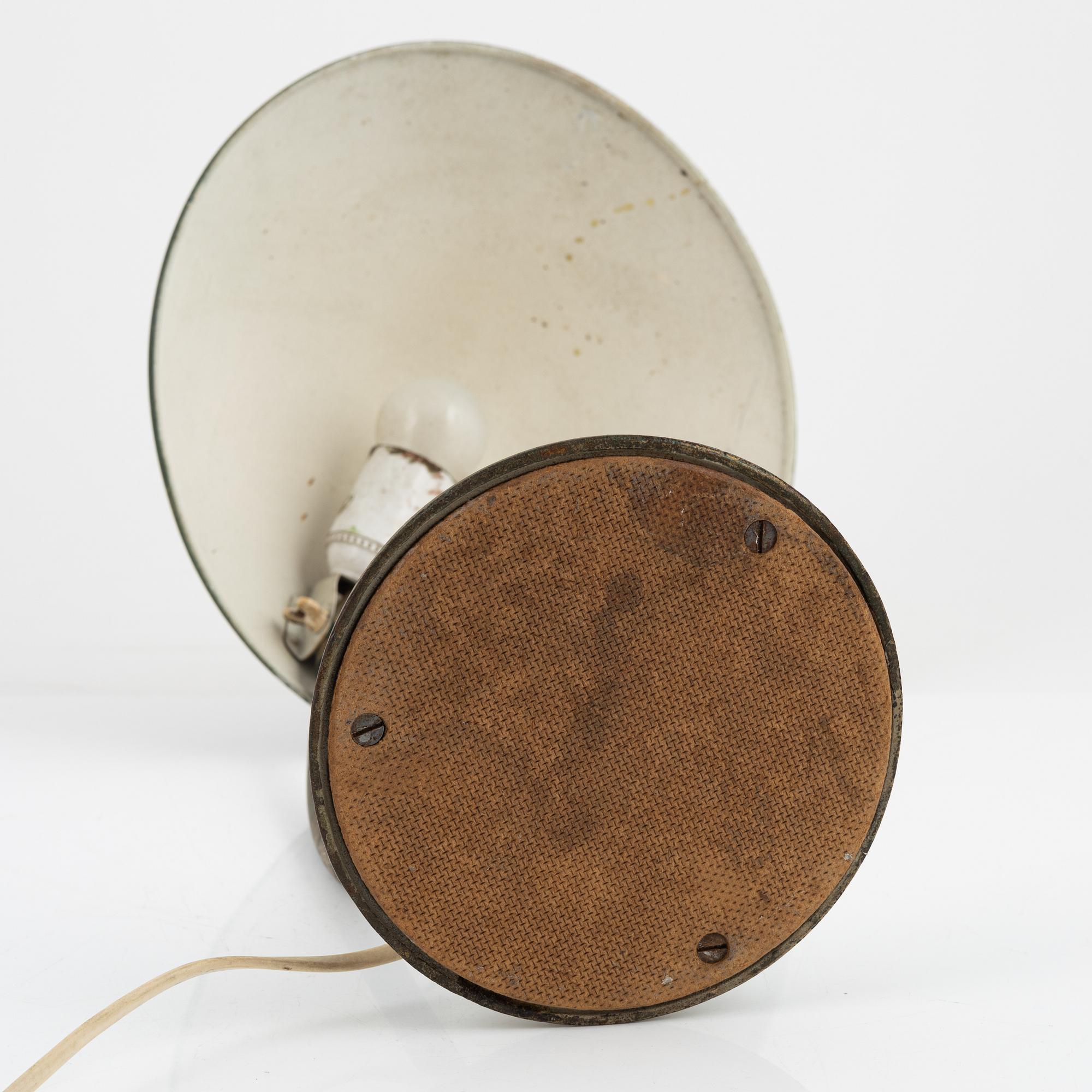 A table light, 1930's.