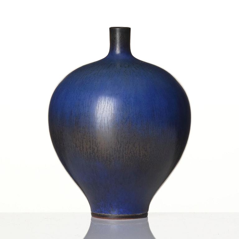 Berndt Friberg, vaser, 3 st, stengods, Gustavsbergs Studio 1956-64.