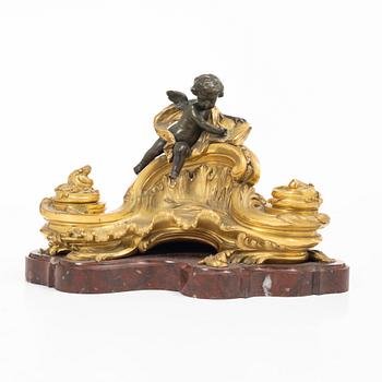 Bläckställ, Louis XV-stil, Deniére, Paris, Frankrike, sent 1800-tal.