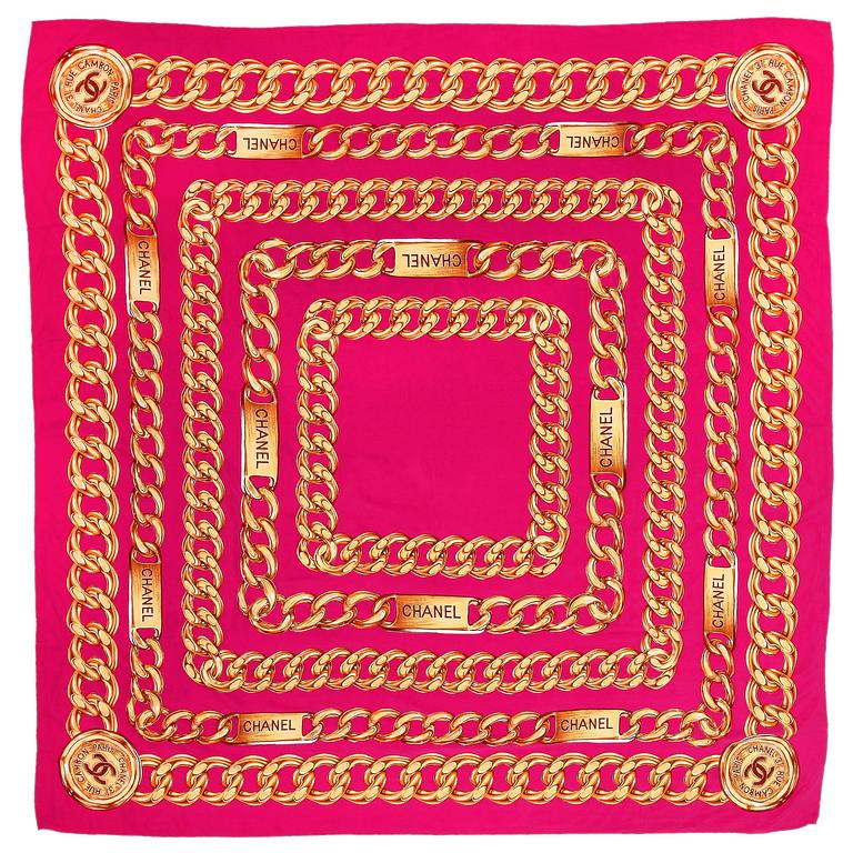 CHANEL, scarf.