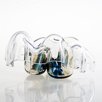 HELENA TYNELL, A Moonwalk' glass sculpture signed Helena Tynell, Riihimäen Lasi Oy. Designed in 1973.