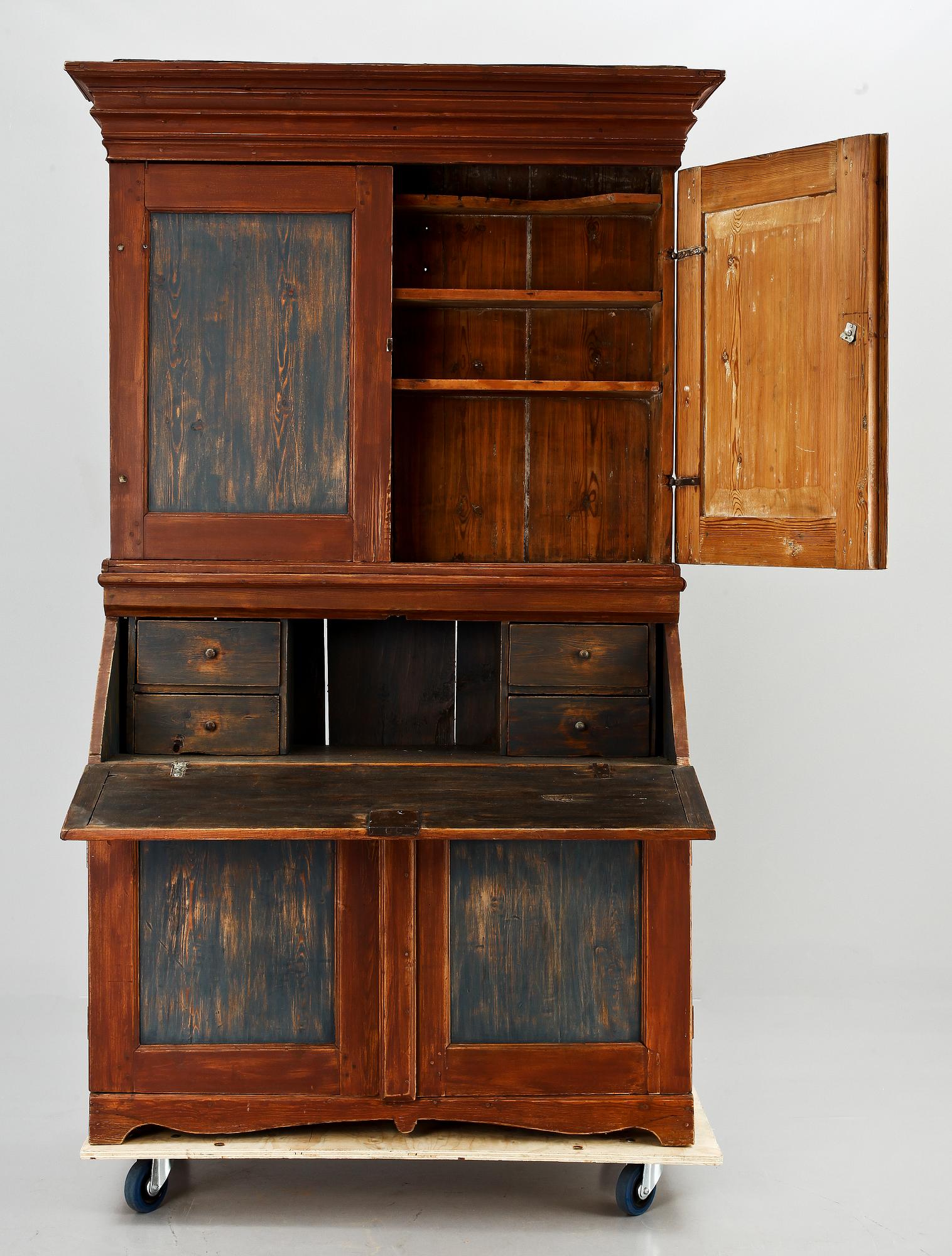 SKRIVSKÅP, 1700/1800-tal.