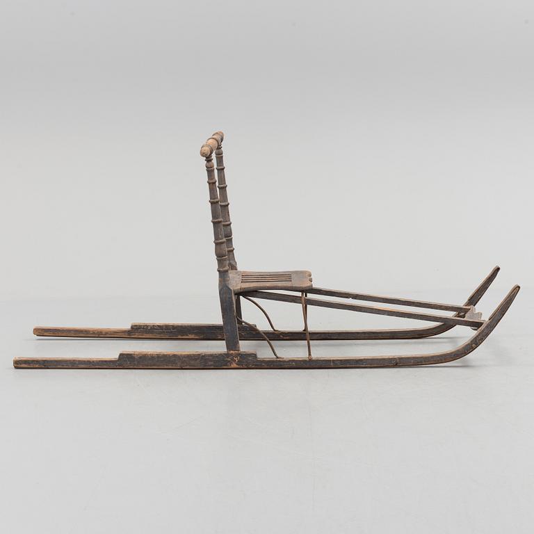 A 19th century sledge.