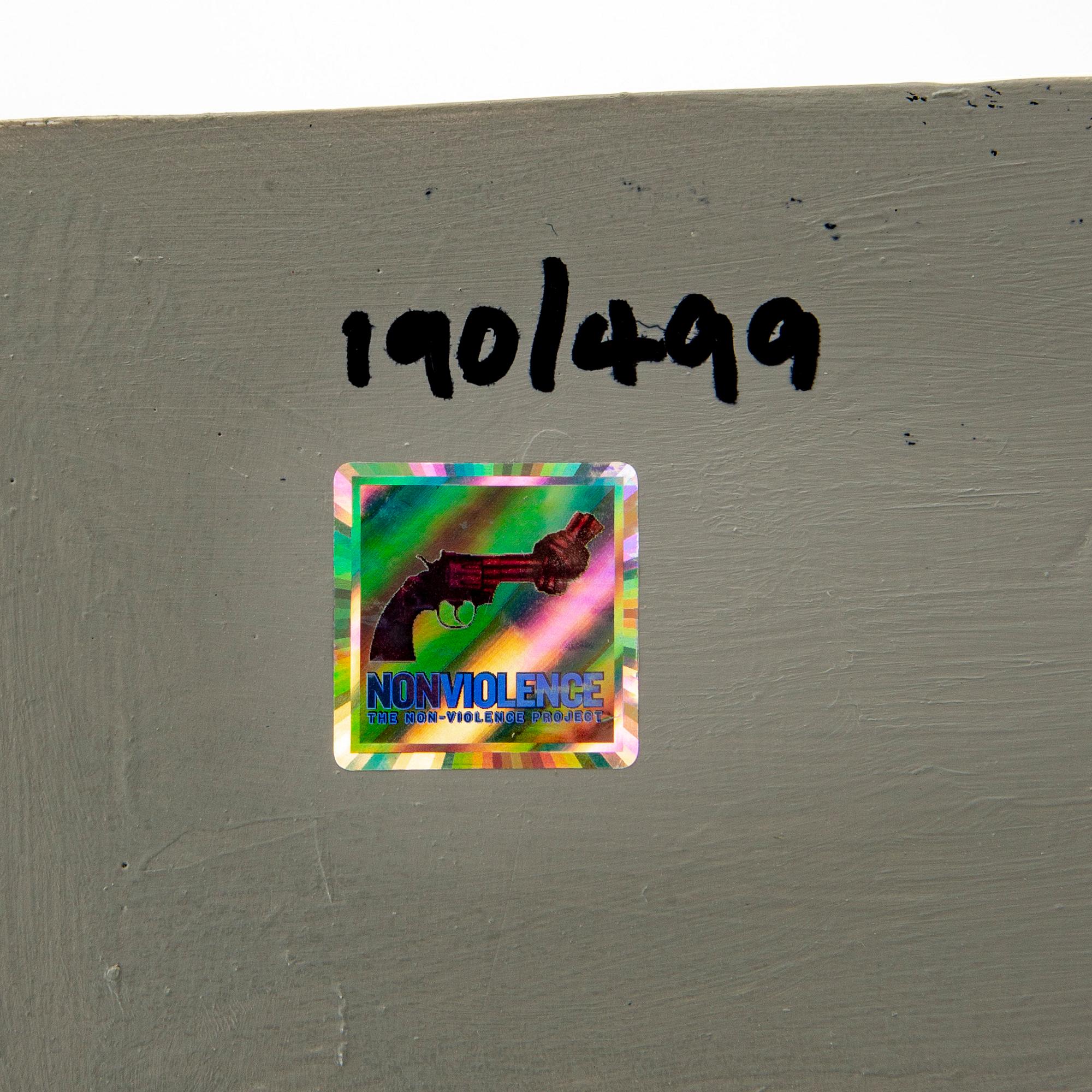 Carl-Fredrik Reuterswärd/ The Non-Violence Project Foundation, sculpture numbered and dated 190/499 2017.