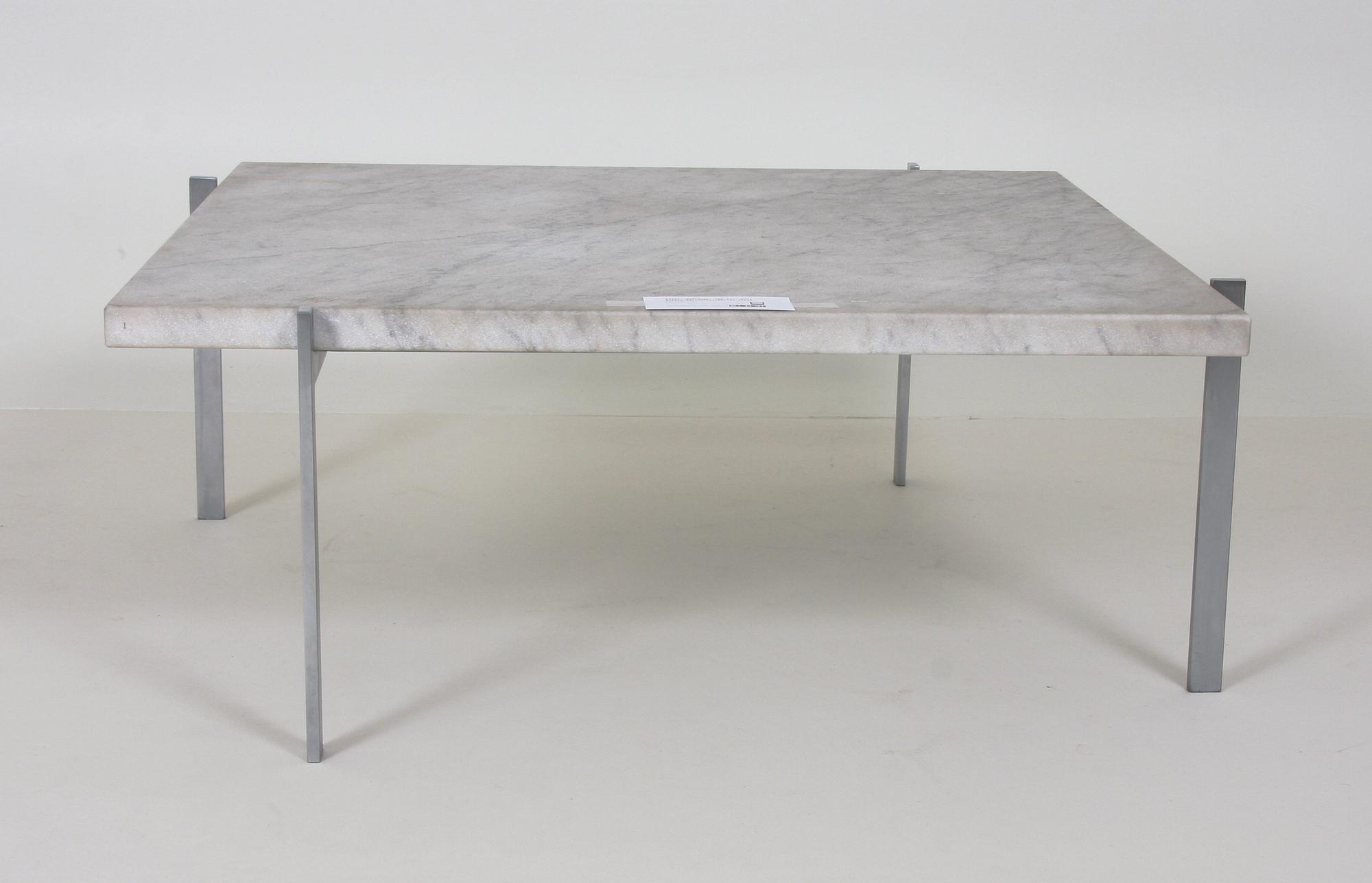 SOFFBORD, "PK-61", Poul Kjaerholm, tillverkat av Fritz Hansen 1990.