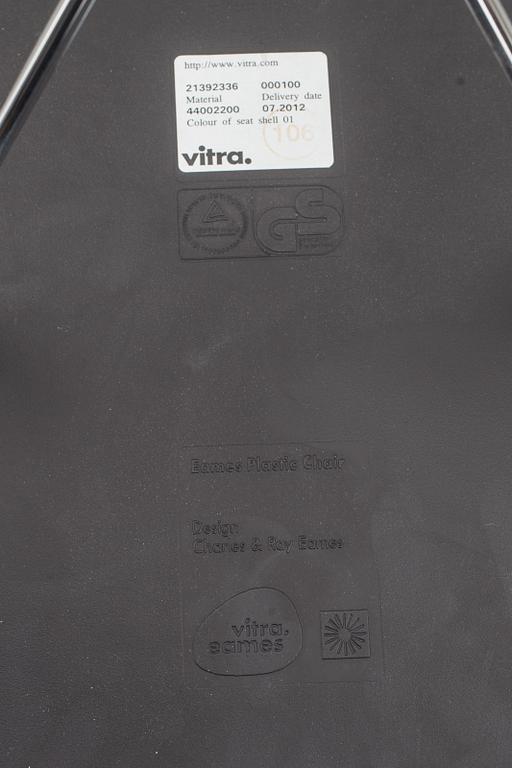 STOLAR, 4 st. "DSR", Charles och Ray Eames, Vitra.