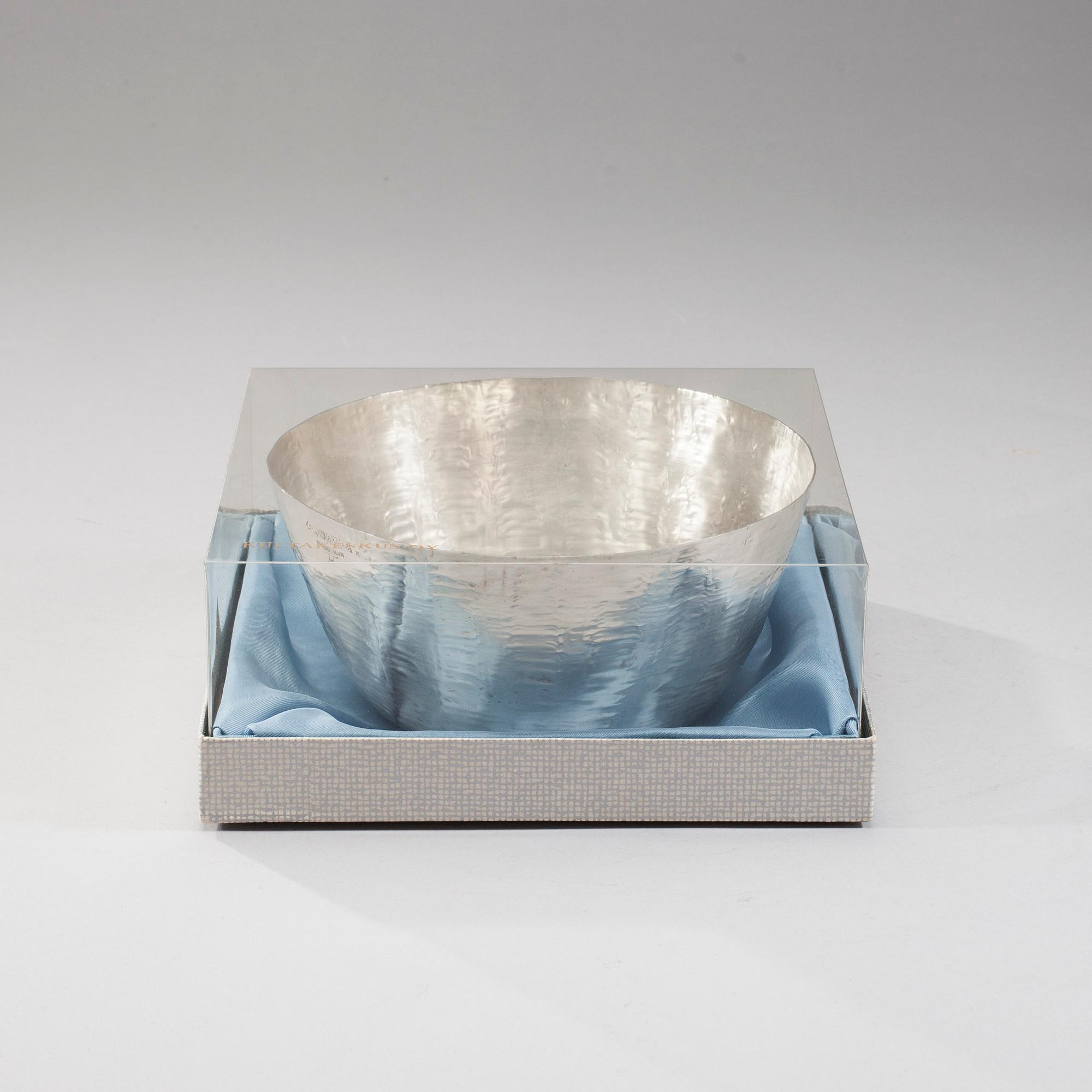 TAPIO WIRKKALA, SKÅL, silver, signerad TW, Kultakeskus Oy, Tavastehus 1978. 285 g.