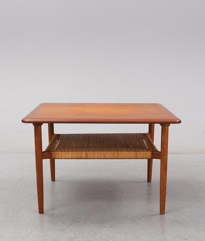 Kurt Østervig, teak veneered coffee table, Jason.