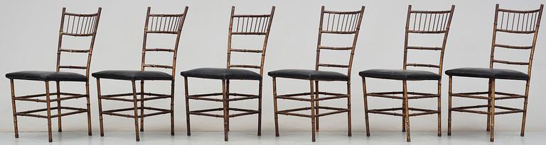 STOLAR, 6 st, kolonialstil, omkring 1900.