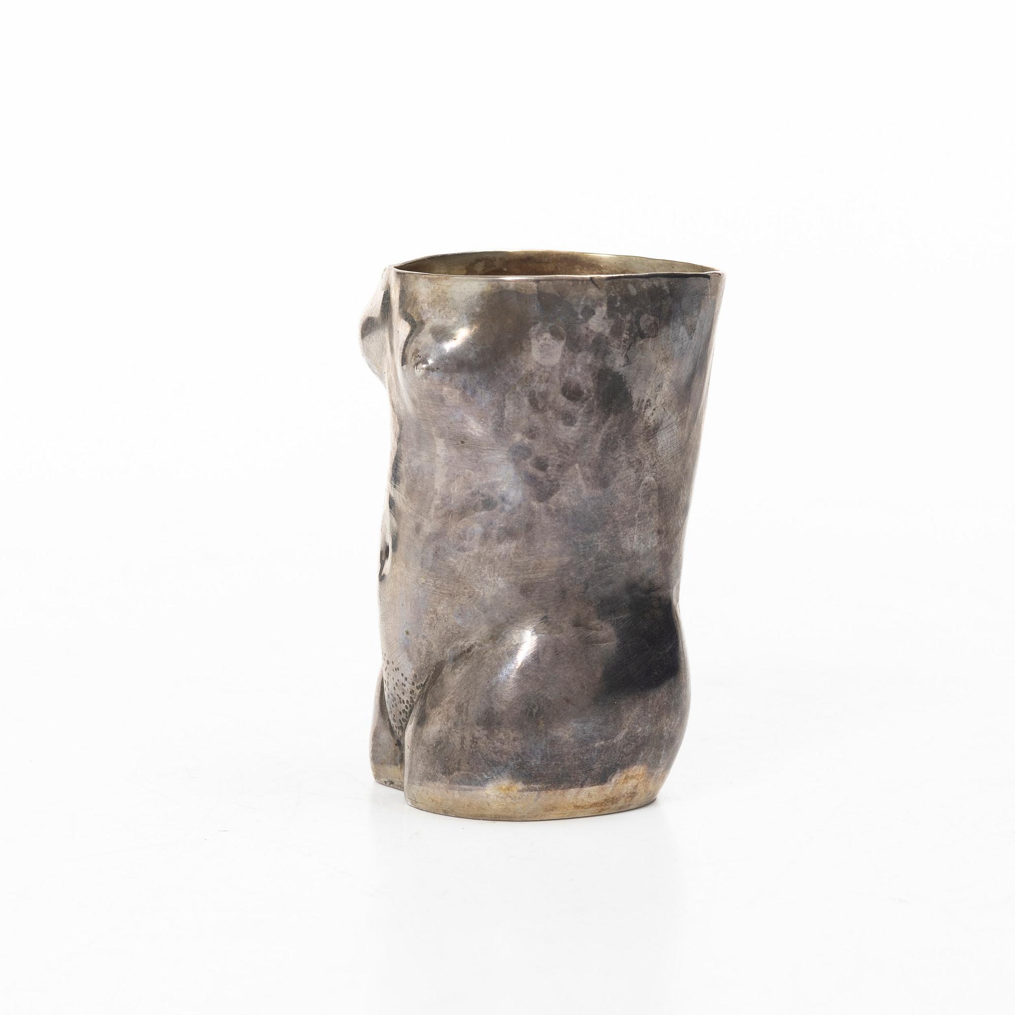 Snapsglas, sterlingsilver, G.E Florman, Stockholm, 1997.