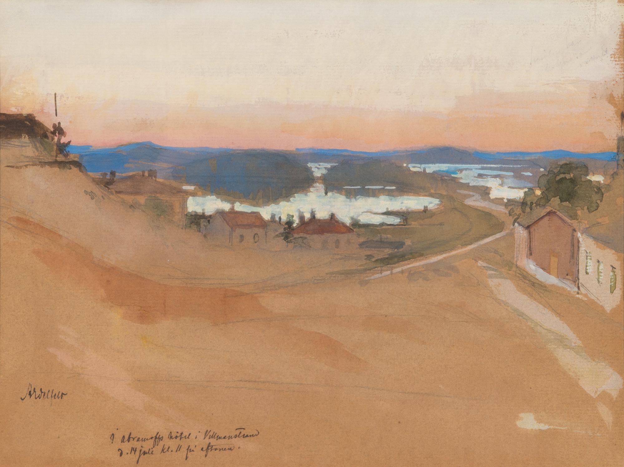 Albert Edelfelt, Näkymä Lappeenrannasta.