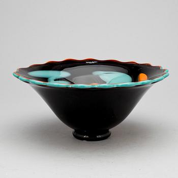 ULRIKA HYDMAN-VALLIEN, skål, glas, underfång, signerad, Kost Boda Atelier.