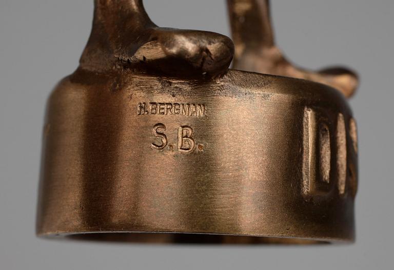 SKULPTURER, 2 st, brons, bl a Stig Blomberg.