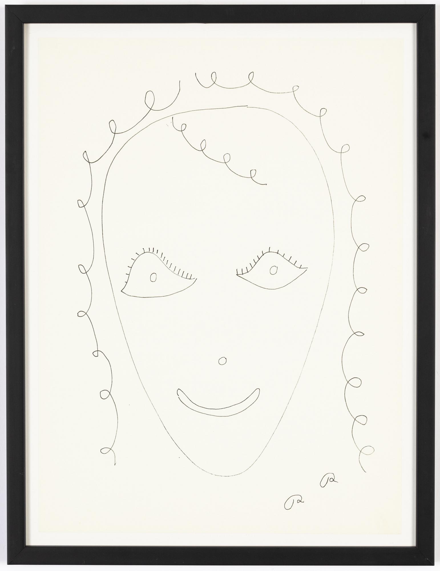 Roger Risberg, indian ink drawing, signed. Executed in 2008.