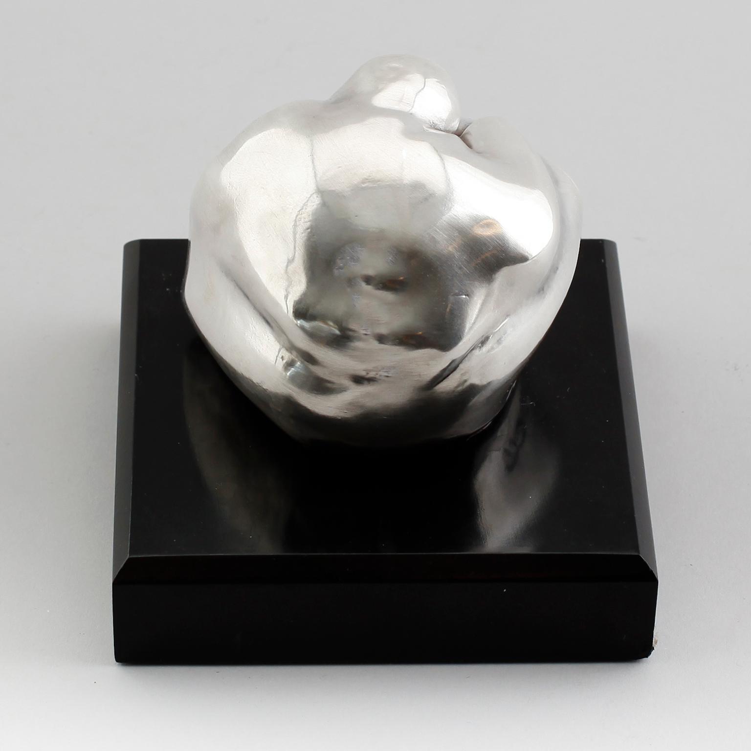 SKULPTUR, silver, Lebitski, Israel, signerad. Vikt ca 312 gram.
