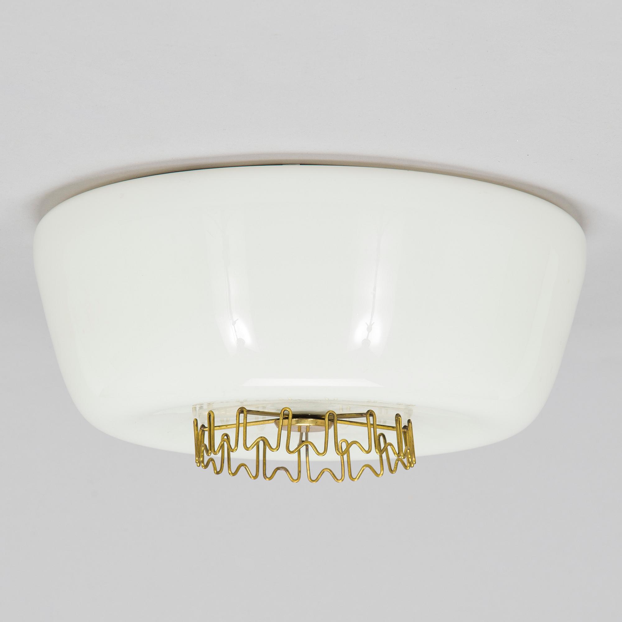 Lisa Johansson-Pape, A 1950's ceiling light for Orno Finland.