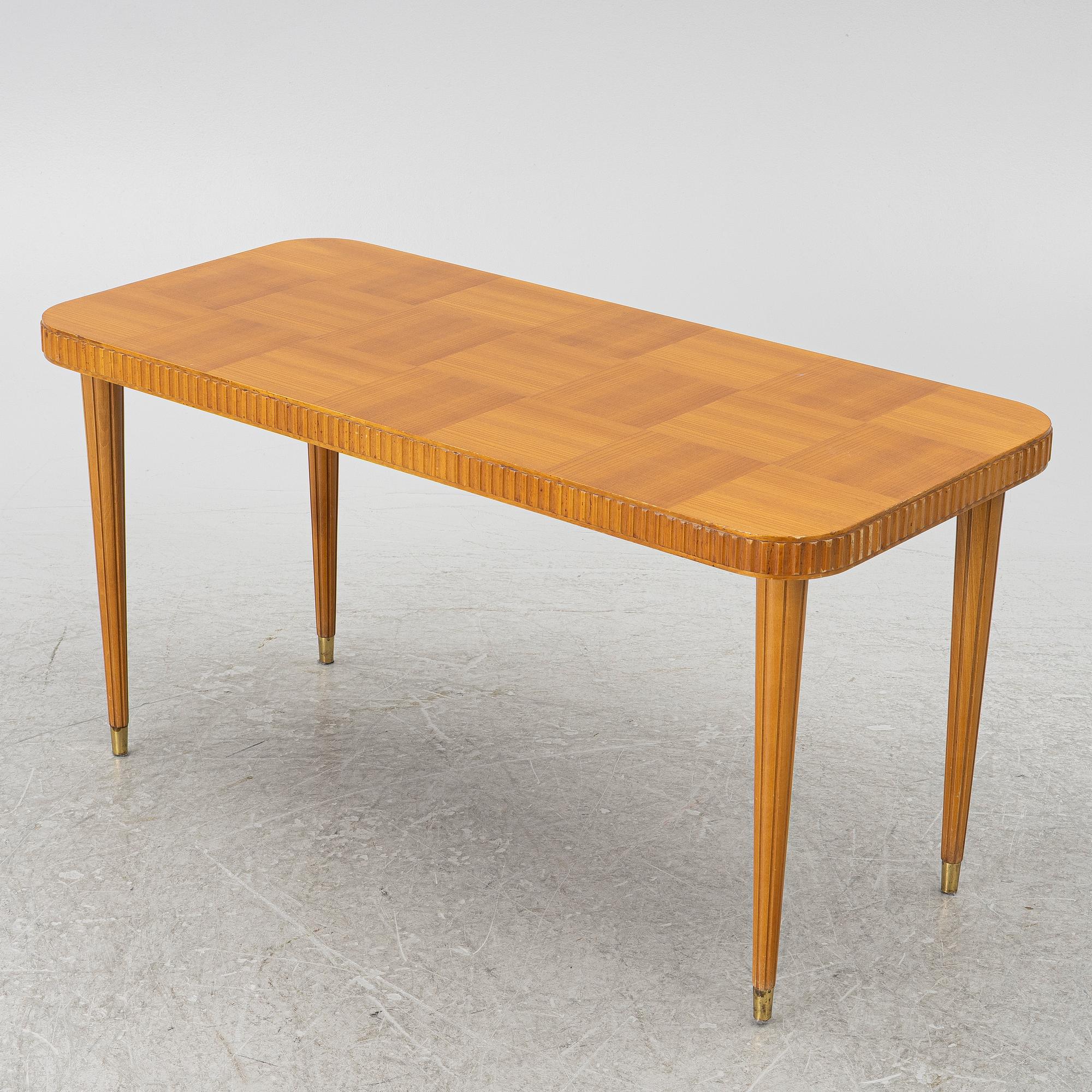 A Swedish Modern coffee table, 1940s.