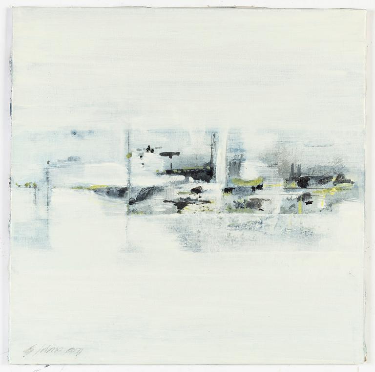 Gunnar Johnsson, akryl på duk, signerad.