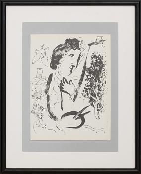 MARC CHAGALL, originallitografi.