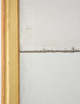 A Swedish giltwood Empire mirror, first part 19th century.