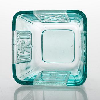 Antti Salmenlinna, malja, "Mottimalja" Riihimäen Lasi Oy 1940-luku.