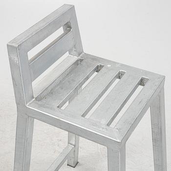 6 galvanized barstools by A2 living.