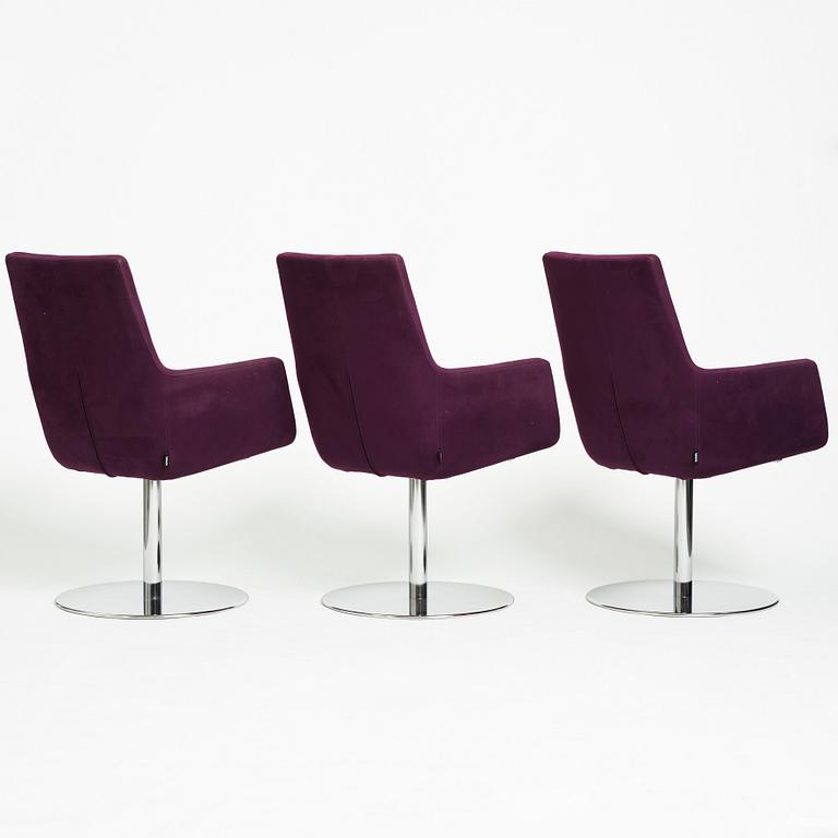 Roger Persson, "Happy", 3+3 armchairs, Swedese.