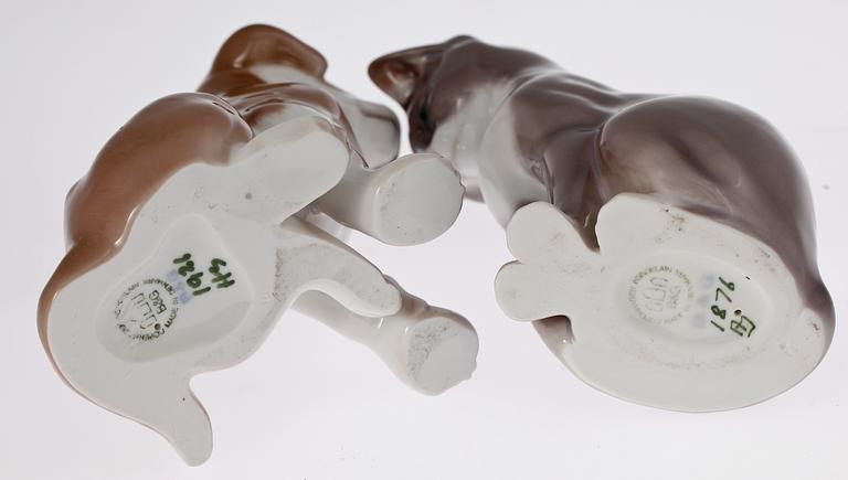 FIGURINER, 2st, porslin, Bing & Gröndahl.