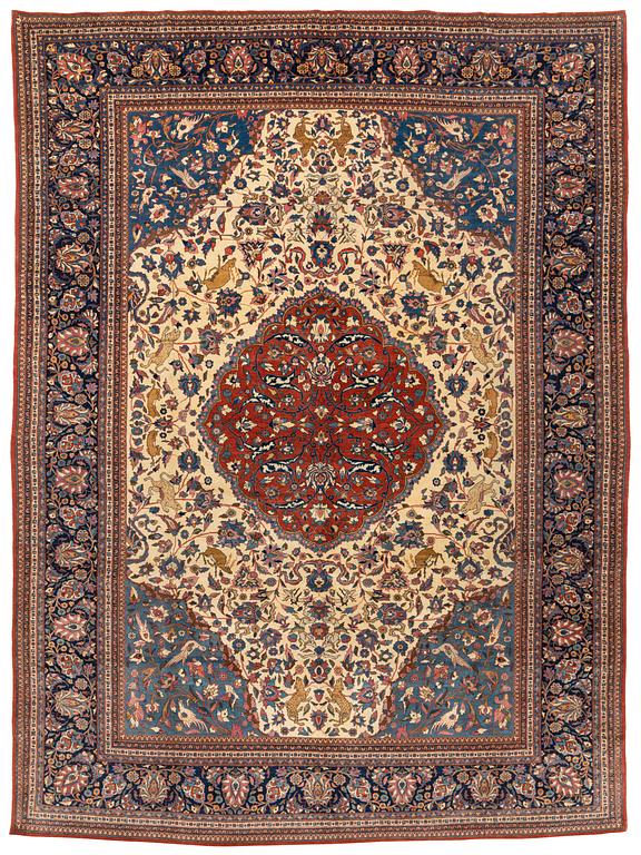 Matta, semiantik Keshan s.k. Dabir, ca 360 x 266 cm.